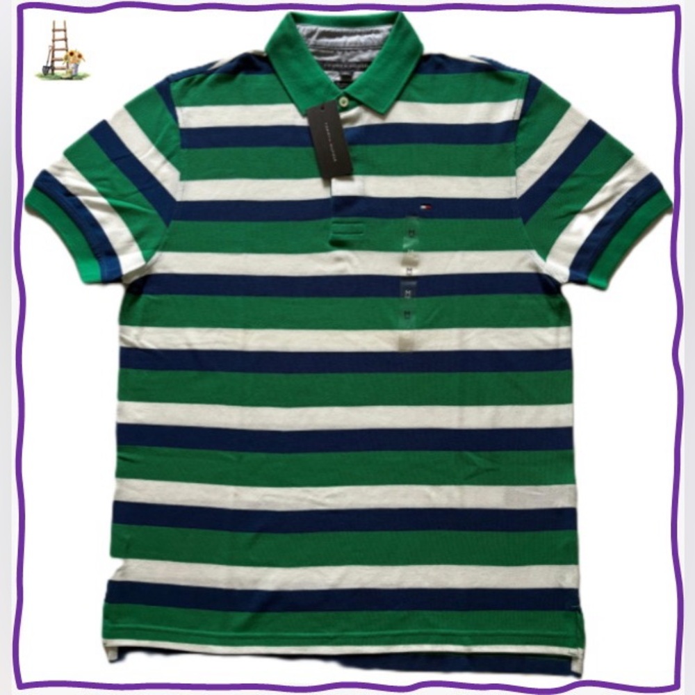 NWT-Tommy Hilfiger Stripe Polo